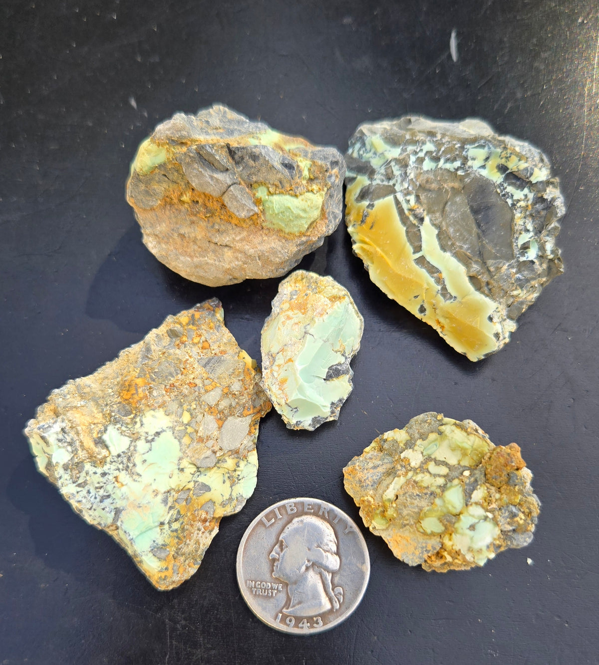 Gecko Variscite rough for cabbing -Natural Nevada Variscite- 100 grams lot 7