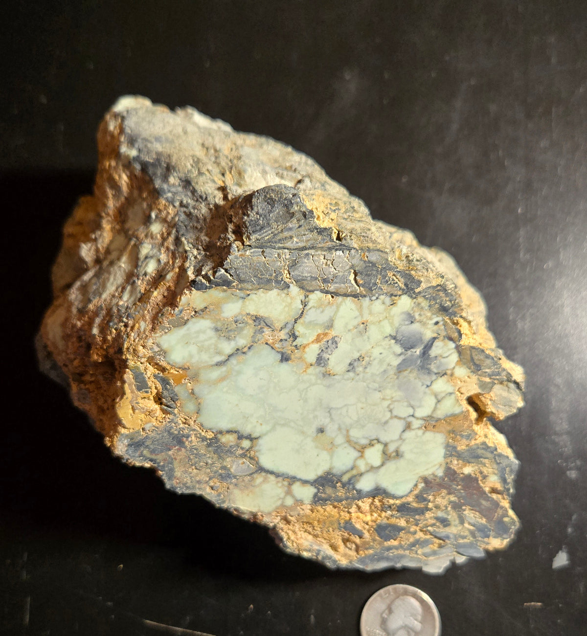 Aloe Variscite rough for cabbing - Natural Nevada Variscite- 1141 grams
