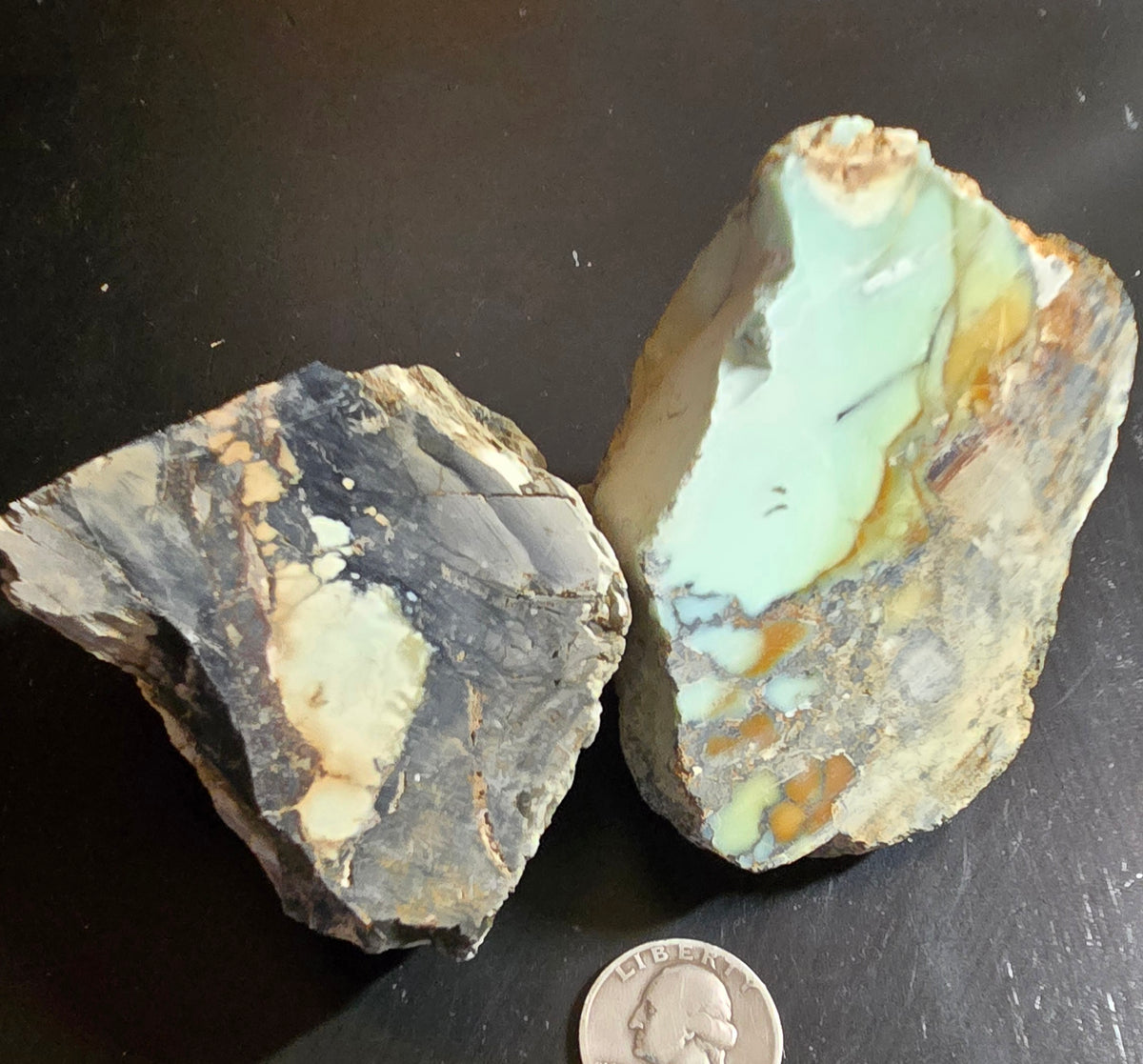 Aloe Variscite rough for cabbing - Natural Nevada Variscite- 448 grams