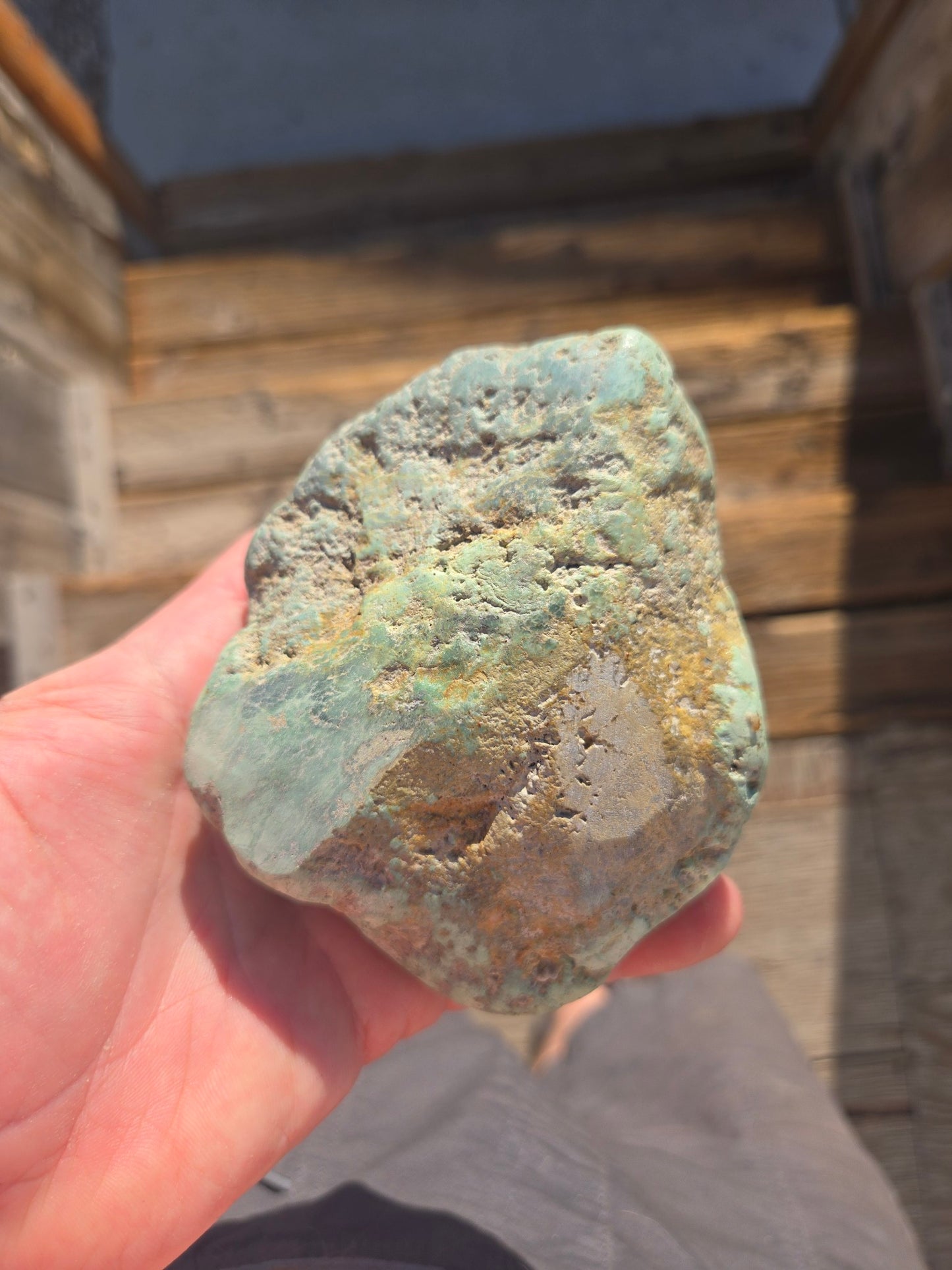 Custom for Adam - Broken Arrow Variscite rough for cabbing - 1lb plus