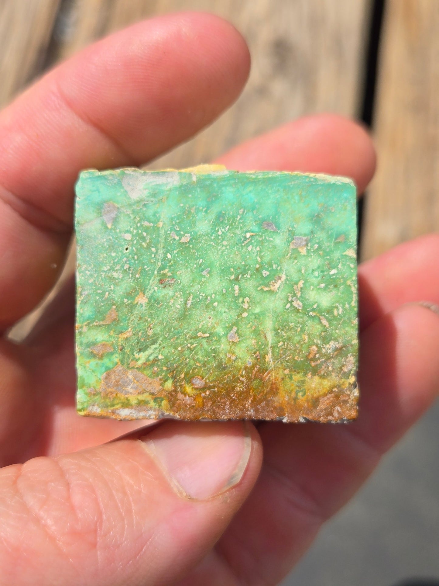 Campitos Turquoise rough for cabbing - 78 grams