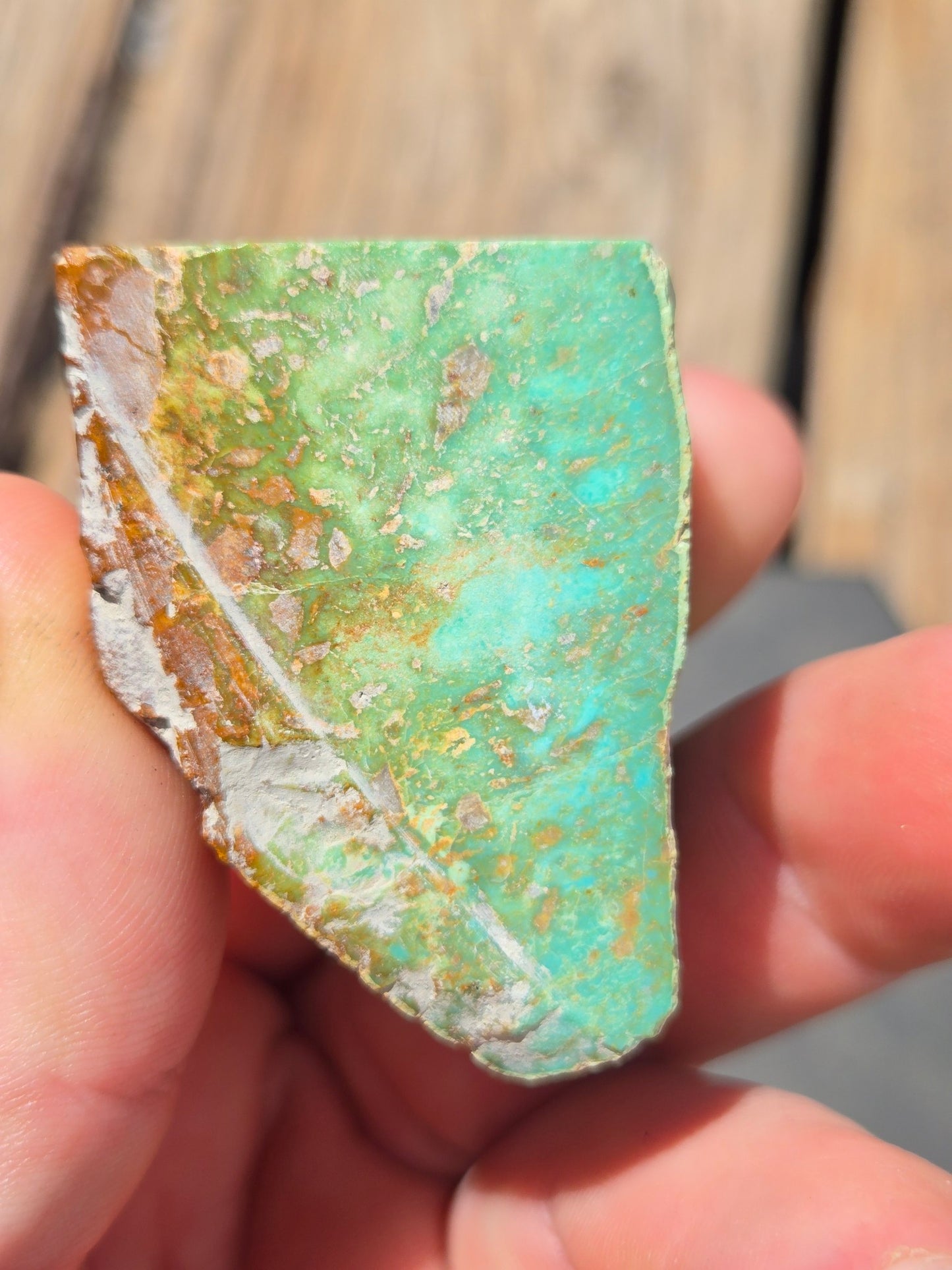Campitos Turquoise rough for cabbing - 78 grams
