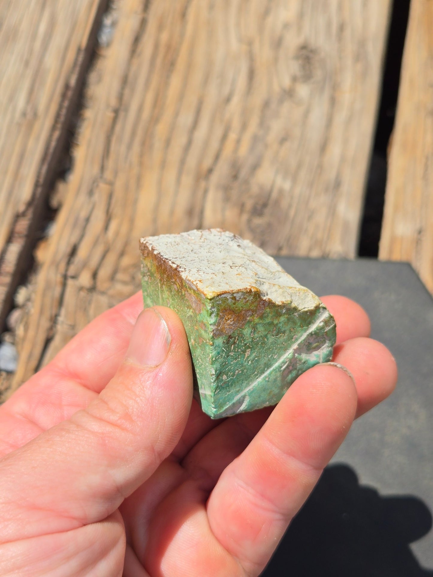 Campitos Turquoise rough for cabbing - 78 grams