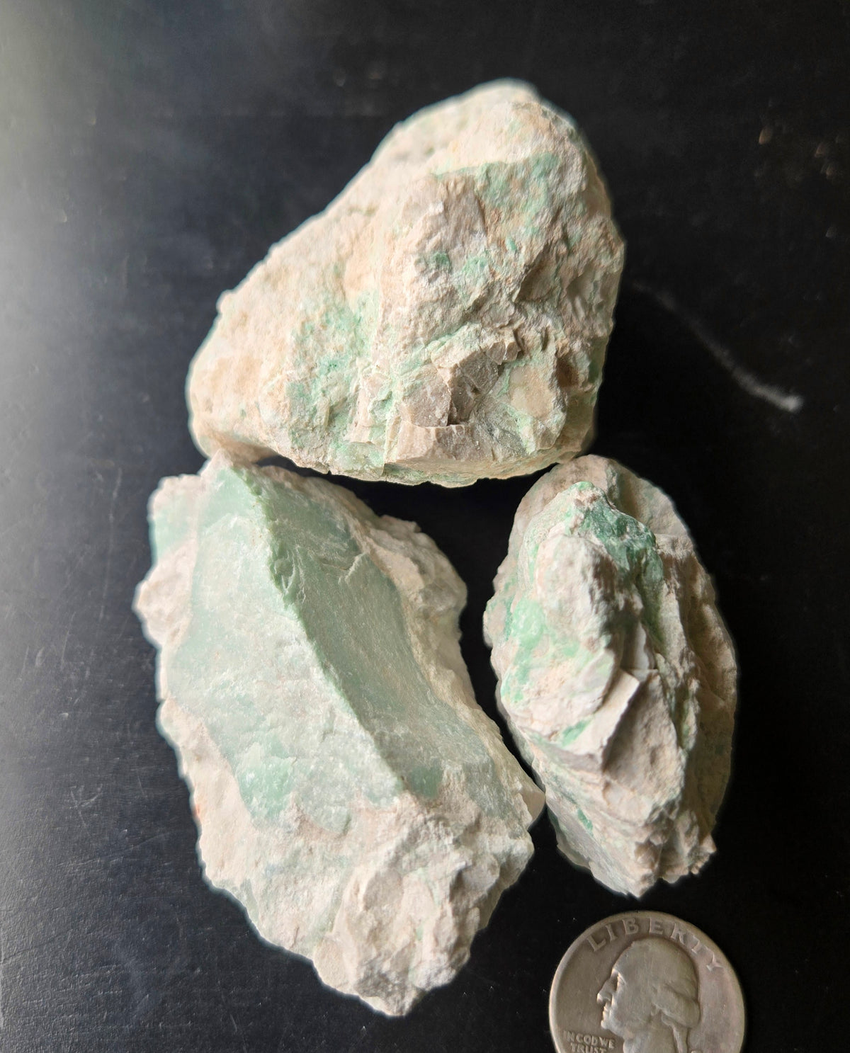 Lucin Variscite Rough for cabbing - Natural Utah Variscite- Lot 2
