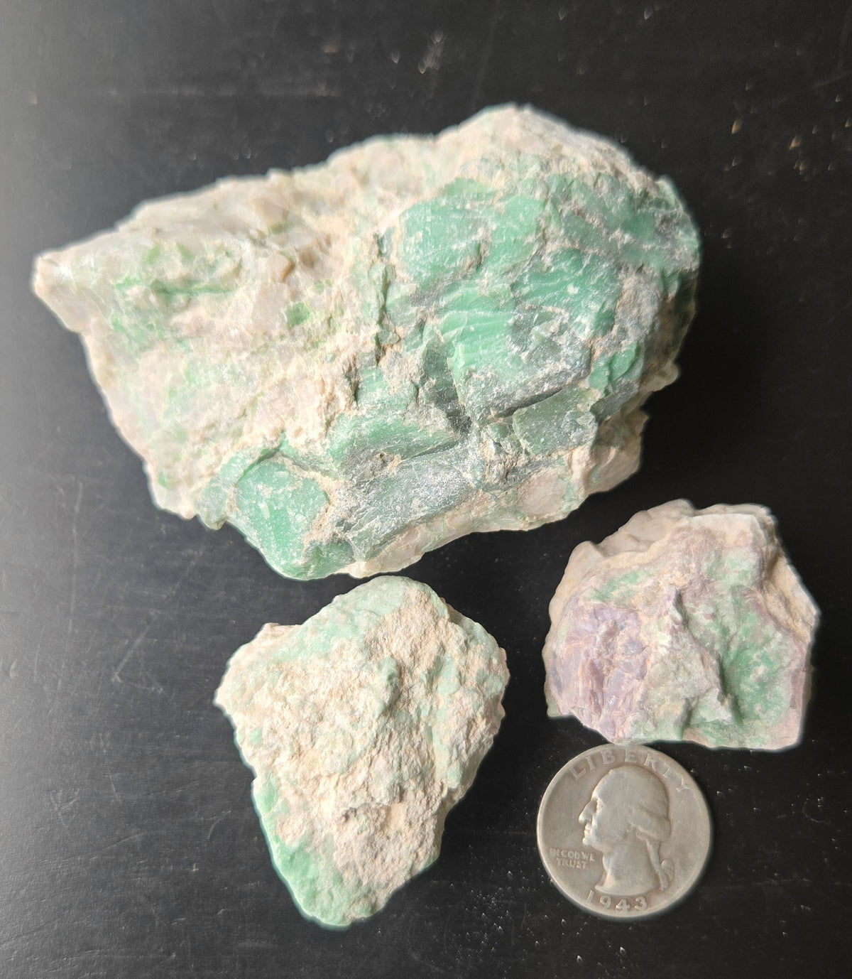 Lucin Variscite Rough for cabbing - Natural Utah Variscite- Lot 3