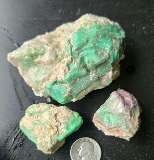 Lucin Variscite Rough for cabbing - Natural Utah Variscite- Lot 3