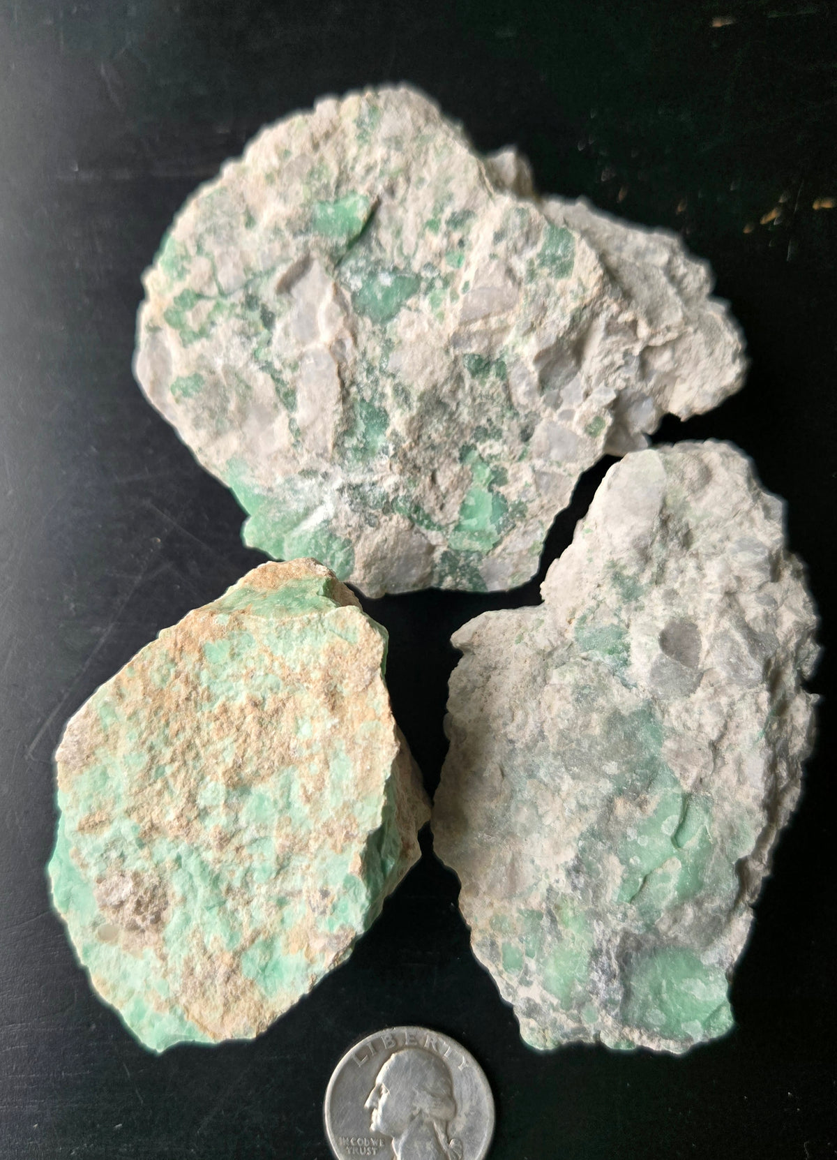 Lucin Variscite Rough for cabbing - Natural Utah Variscite- Lot 4