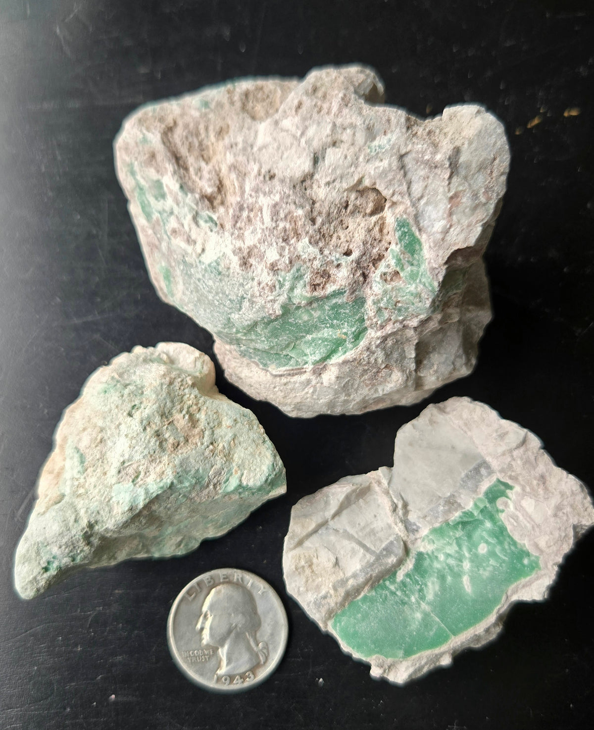 Lucin Variscite Rough for cabbing - Natural Utah Variscite- Lot 5