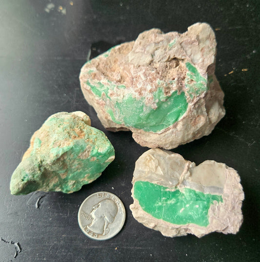 Lucin Variscite Rough for cabbing - Natural Utah Variscite- Lot 5