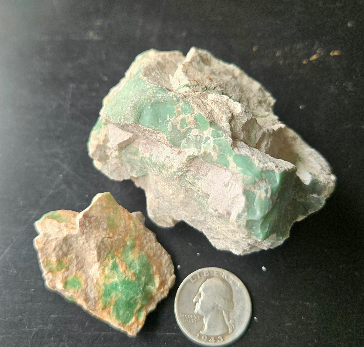 Lucin Variscite Rough for cabbing - Natural Utah Variscite- Lot 6
