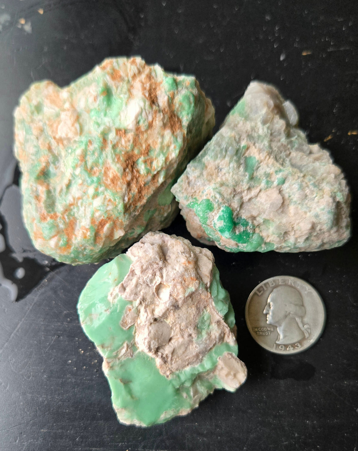 Lucin Variscite Rough for cabbing - Natural Utah Variscite- Lot 10