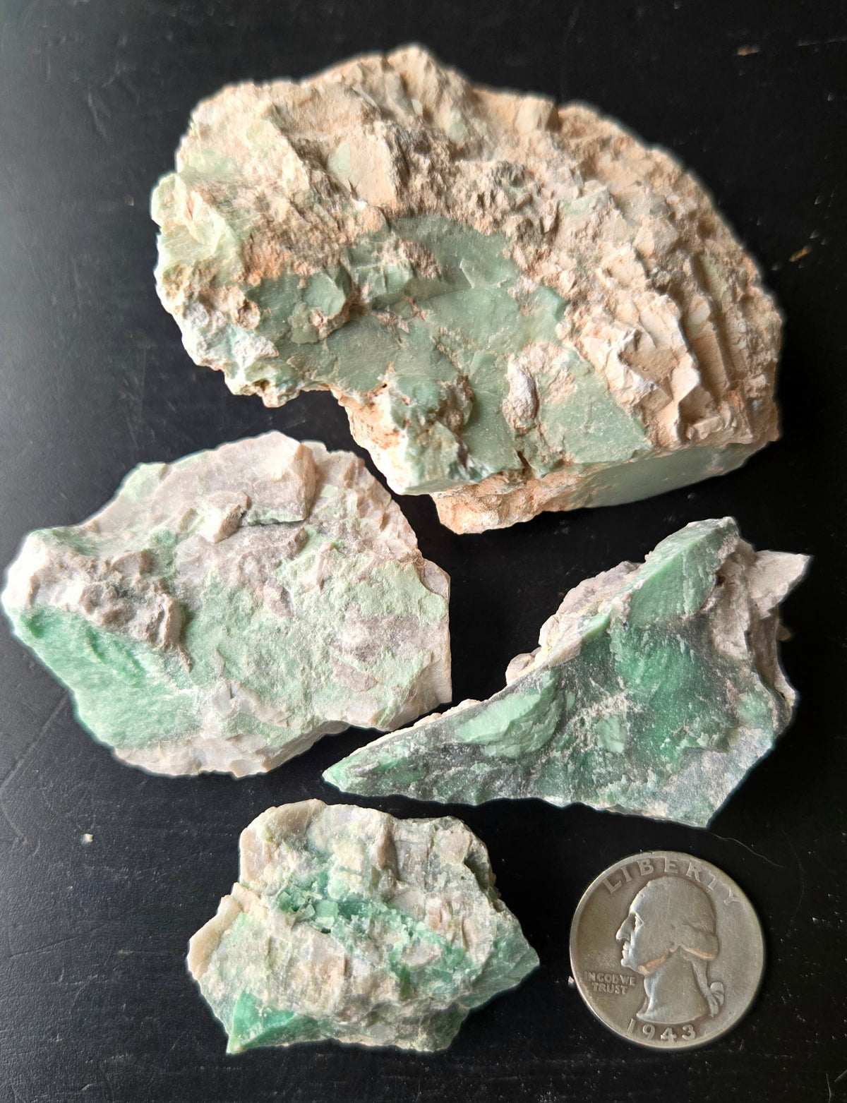 Lucin Variscite Rough for cabbing - Natural Utah Variscite- Lot 11
