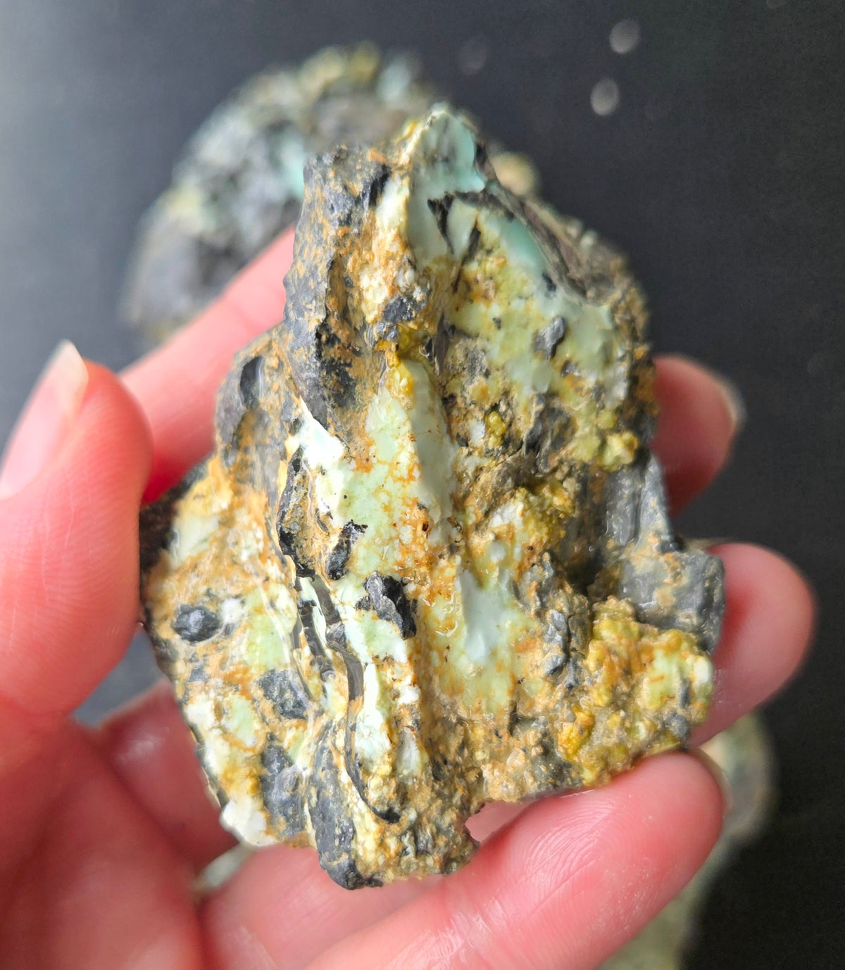 Gecko Variscite rough for cabbing -Natural Nevada Variscite- 448 grams lot 3
