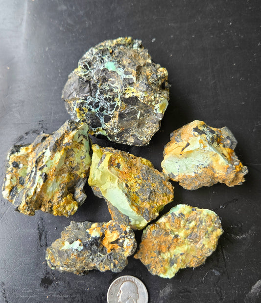 Gecko Variscite rough for cabbing -Natural Nevada Variscite- 448 grams lot 3