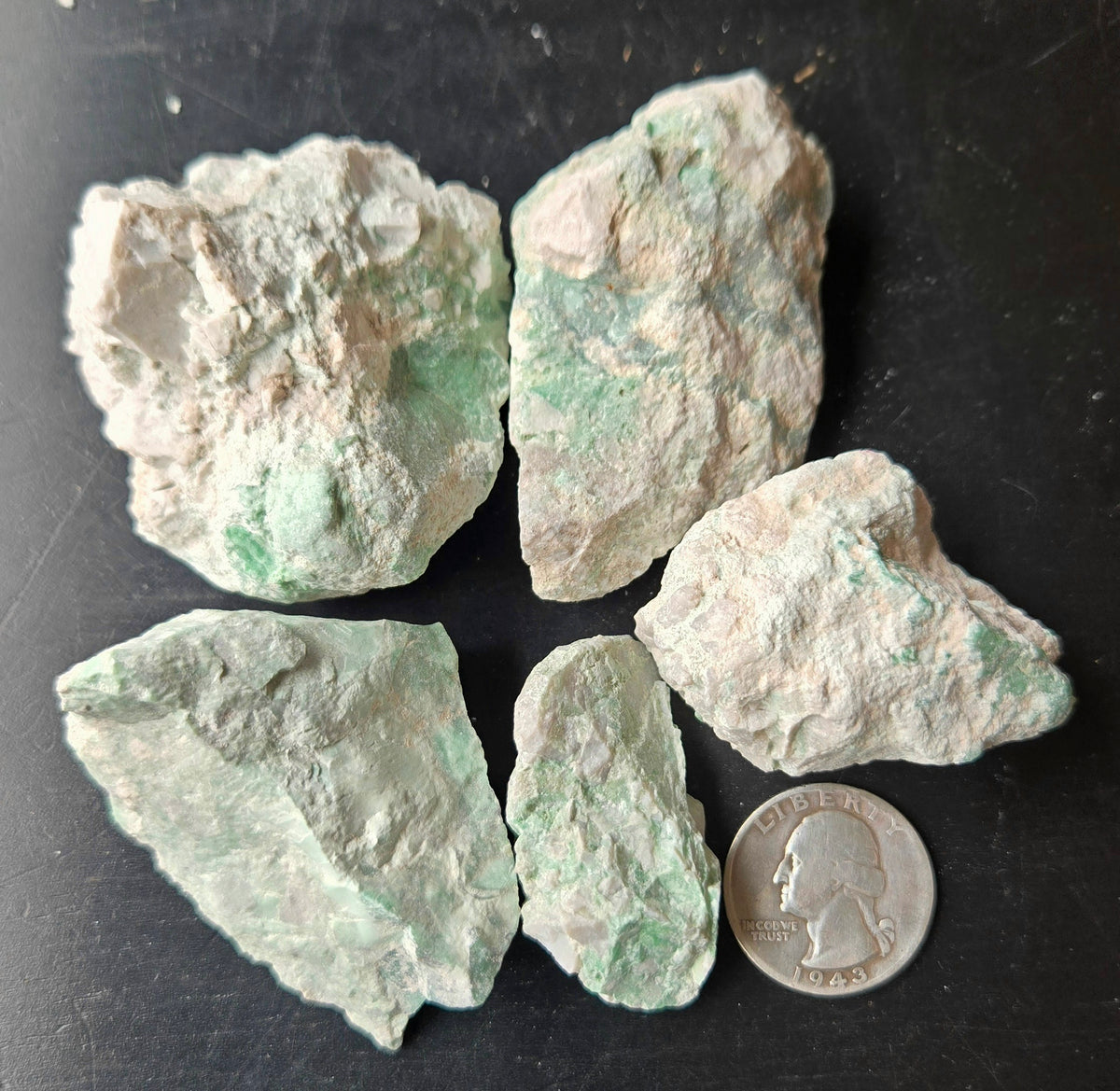 Lucin Variscite Rough for cabbing - Natural Utah Variscite- Lot 9