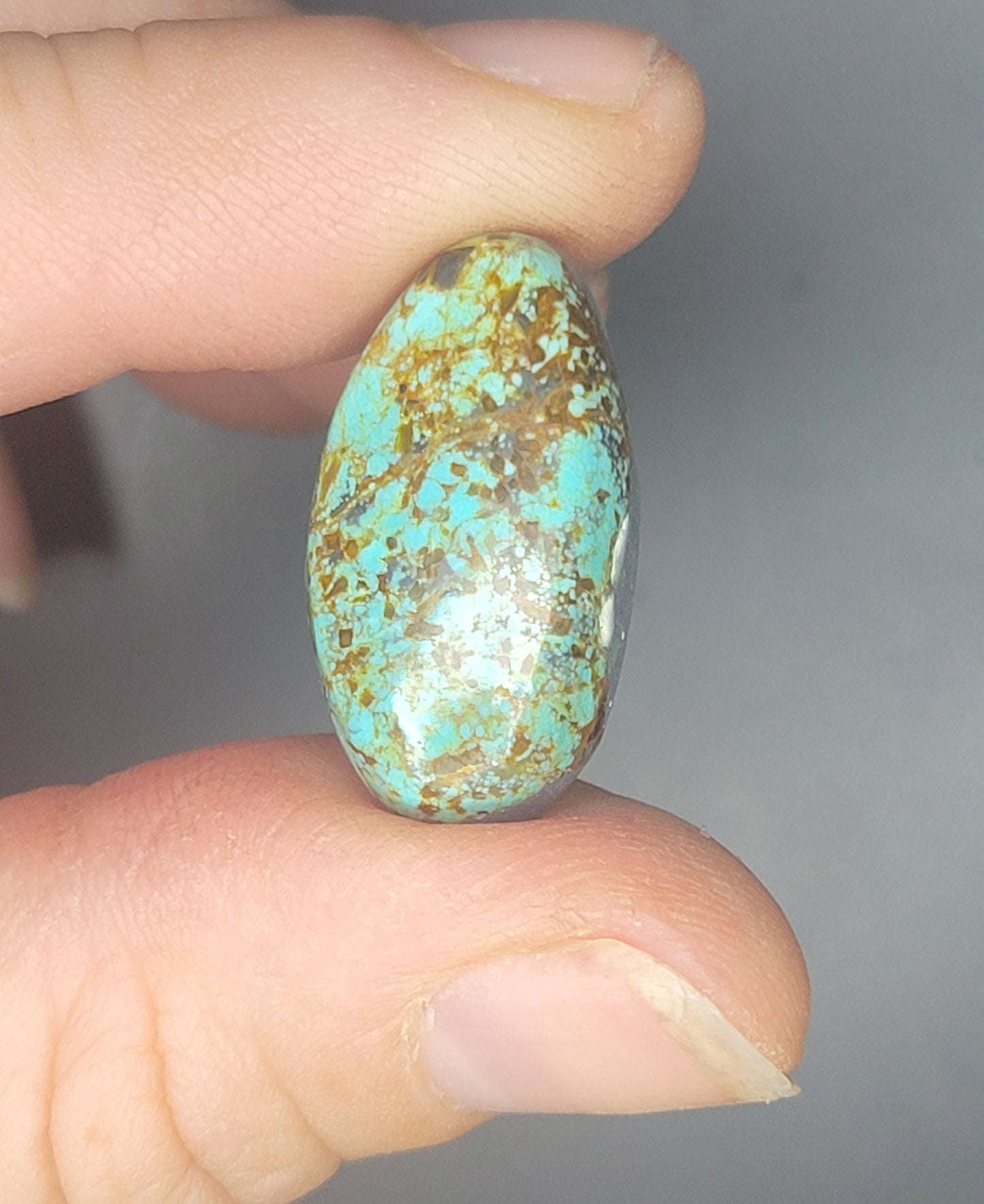 Number 8 Mine Turquoise Cabochon