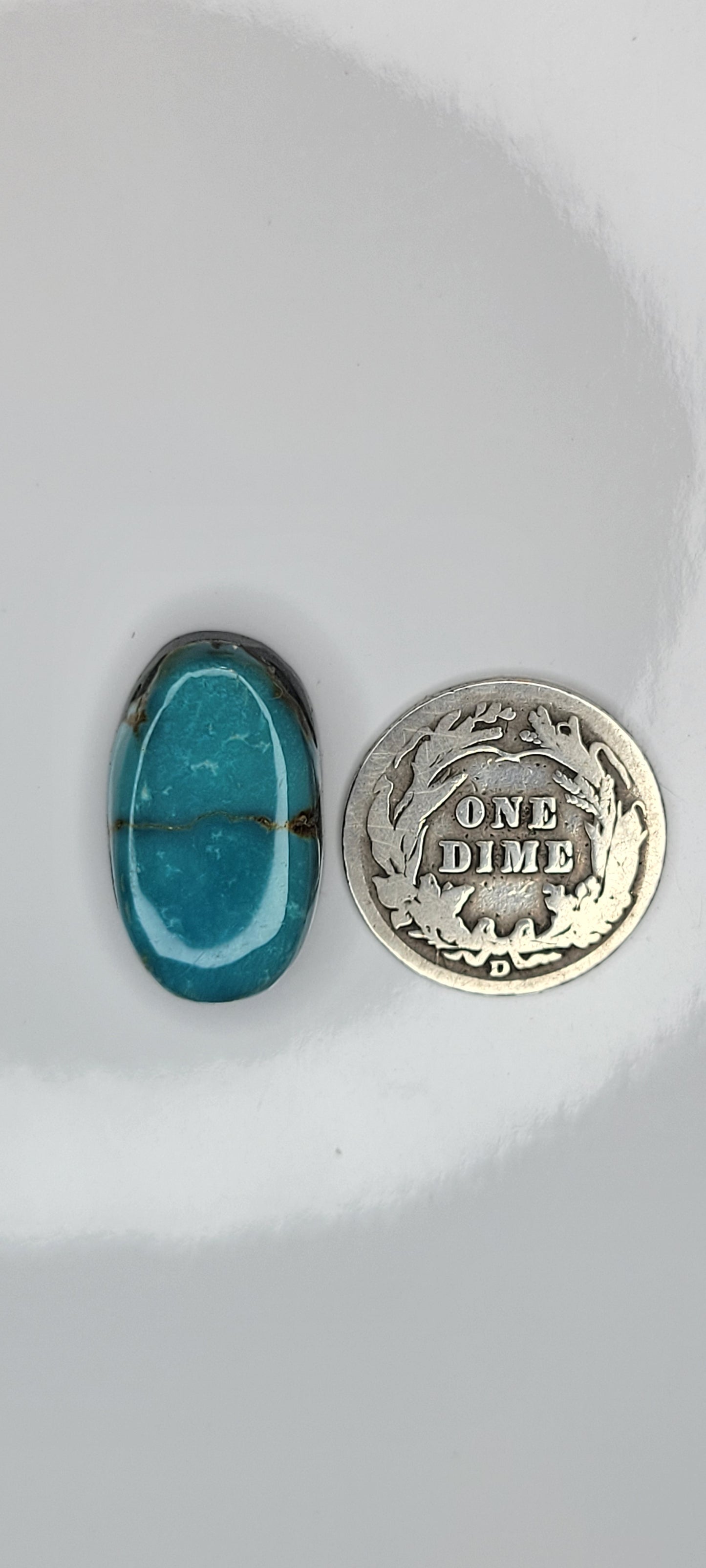 Shield Maiden Turquoise Cabochon
