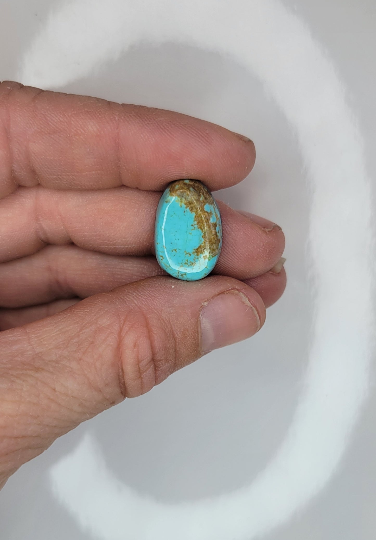 Number 8 Mine Turquoise Cabochon