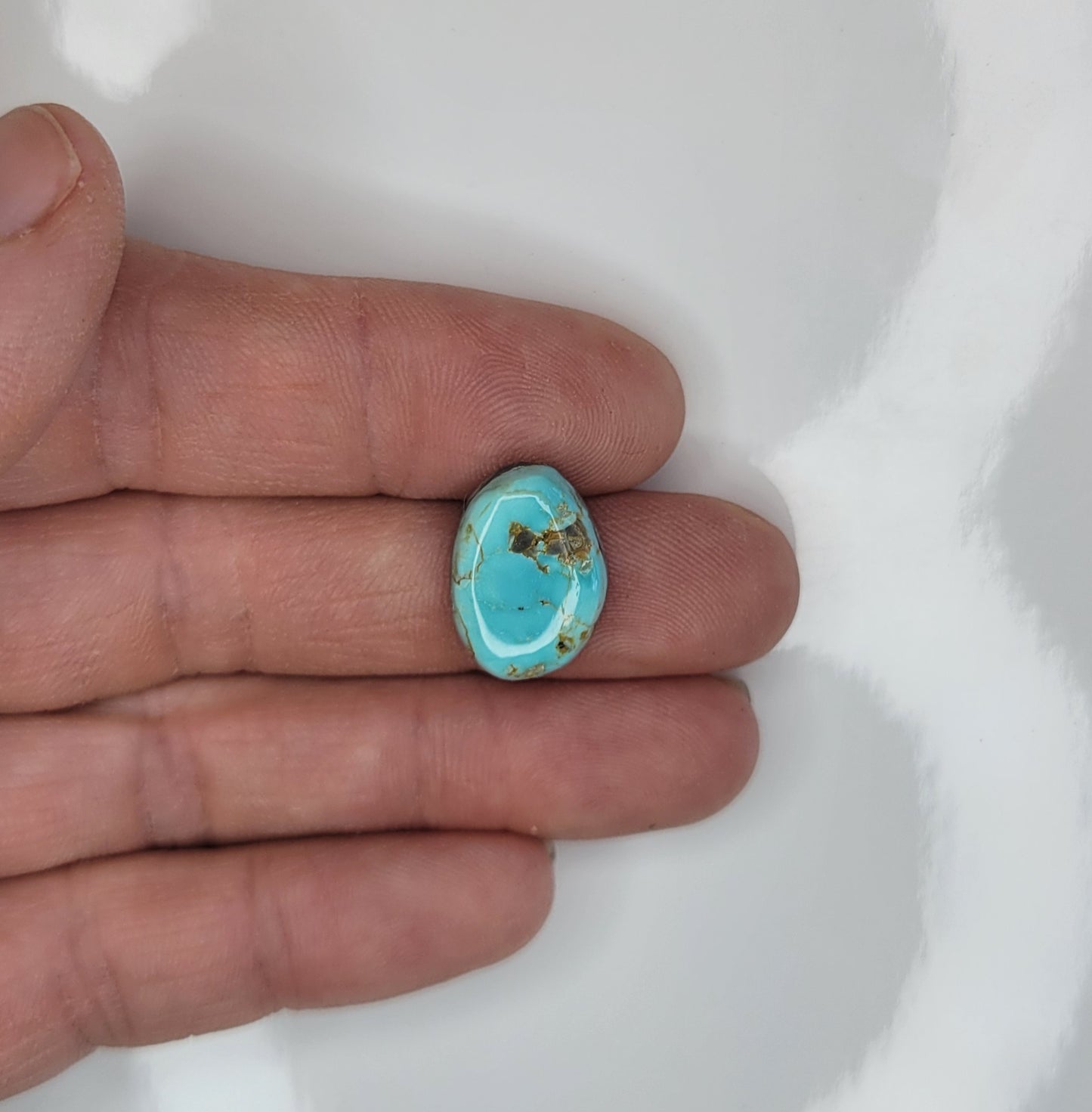 Shield Maiden Turquoise Cabochon
