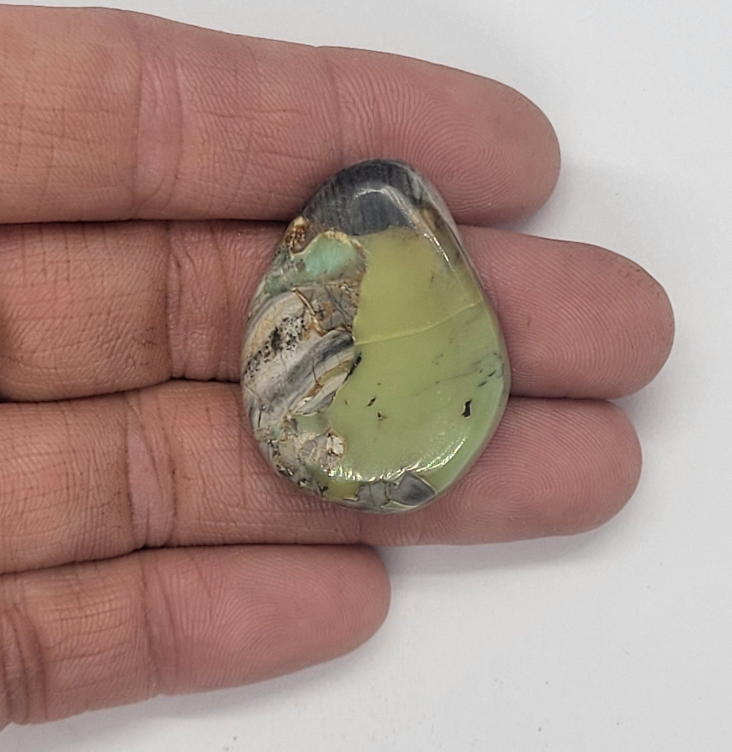 Frog Blossom Variscite Cabochon