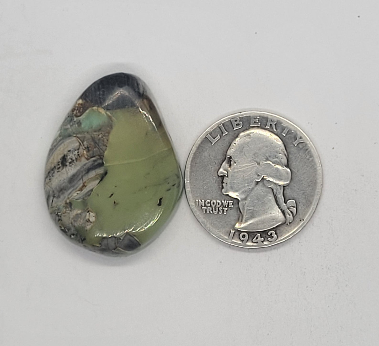 Frog Blossom Variscite Cabochon