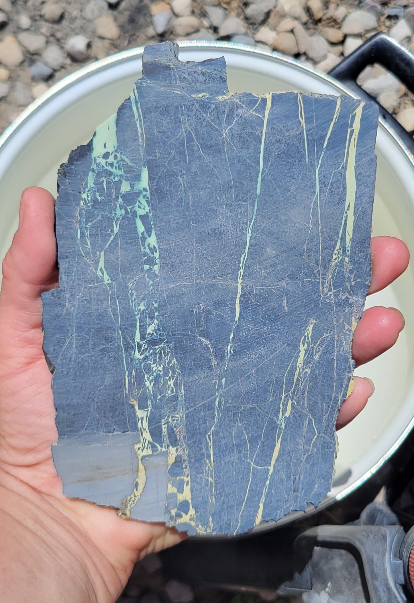 San Pedro Variscite/Turquoise slabs for cabbing/display - Nevada Variscite