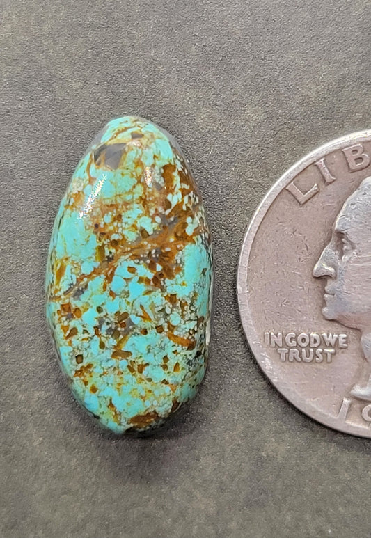 Number 8 Mine Turquoise Cabochon