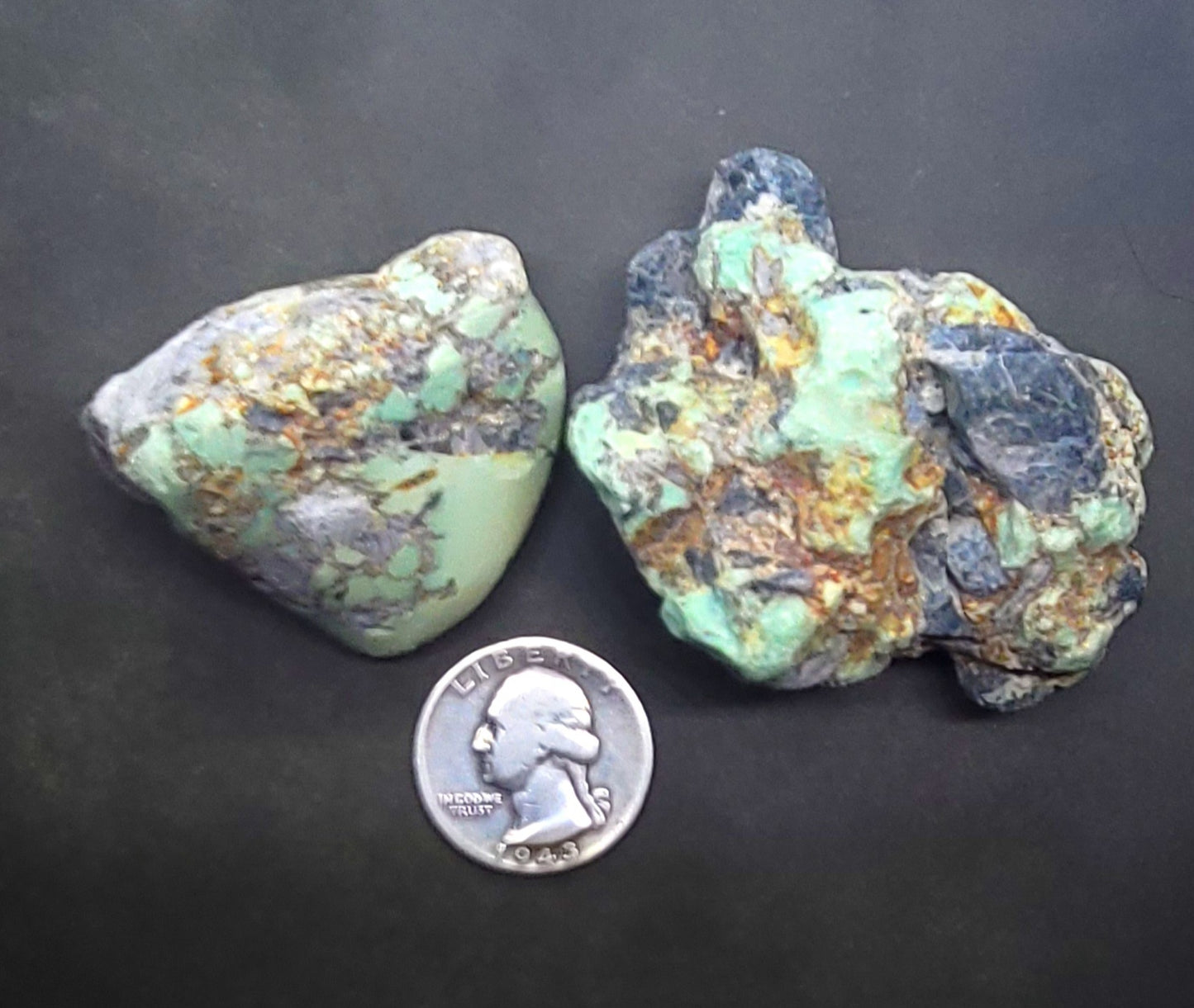 Frog Blossom Variscite Rough for Cabbing