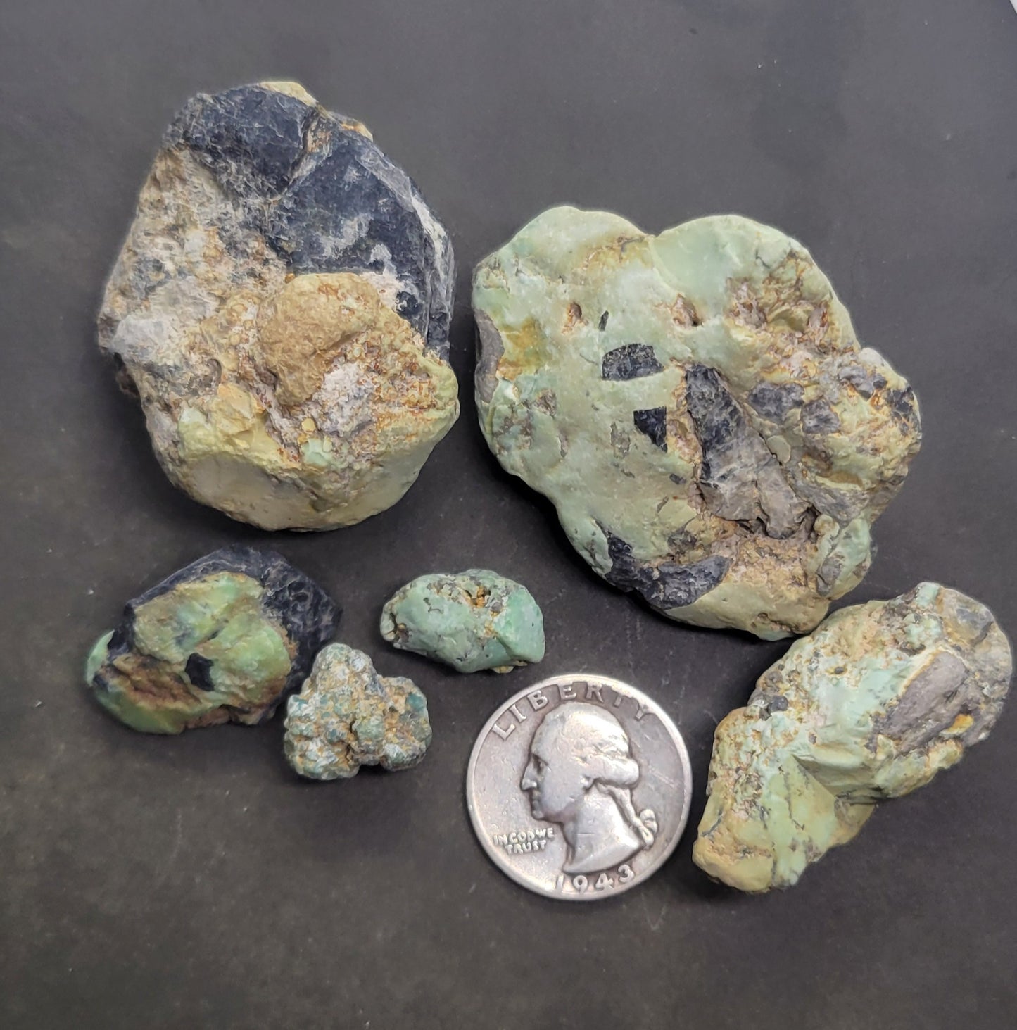 Frog Blossom Variscite Rough for Cabbing (Bulk)