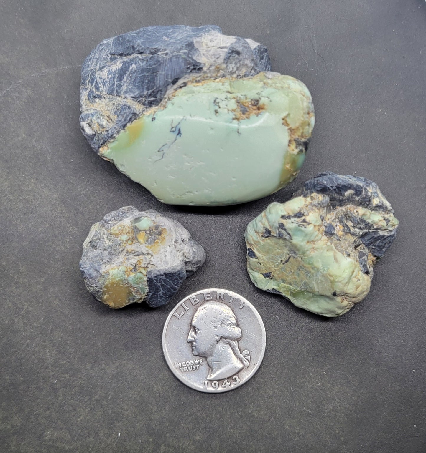 Frog Blossom Variscite Rough for Cabbing