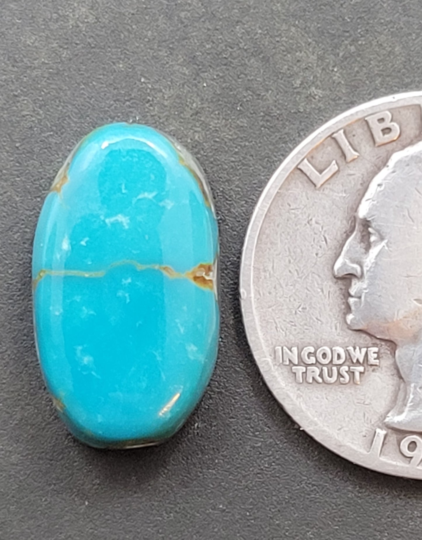 Shield Maiden Turquoise Cabochon