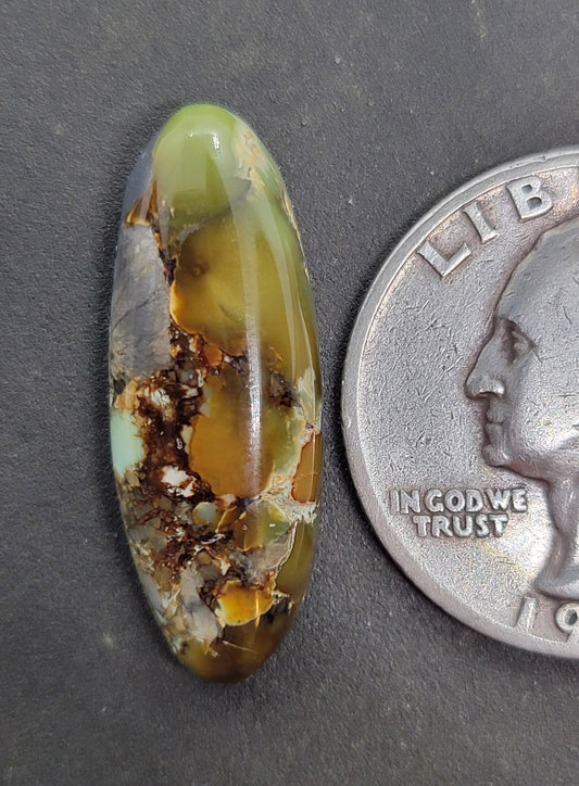 Frog Blossom Variscite Cabochon