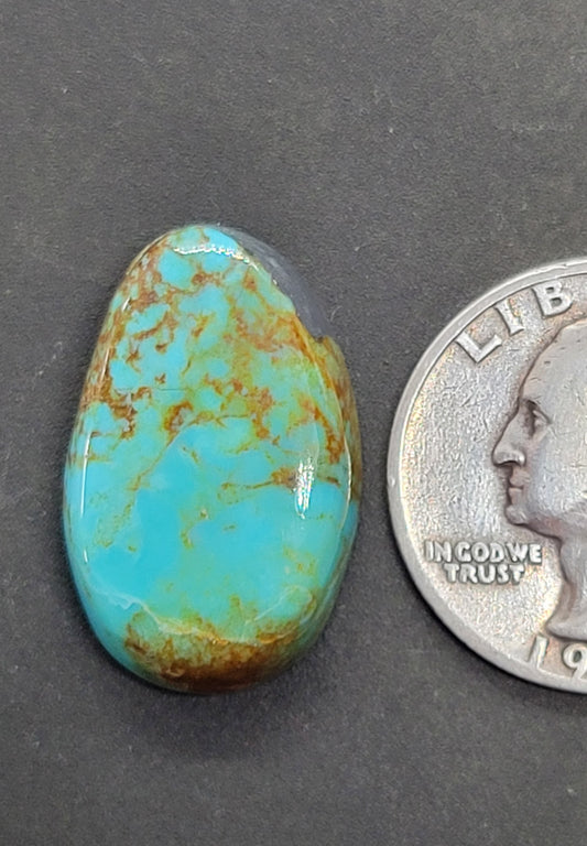 Number 8 Mine Turquoise Cabochon