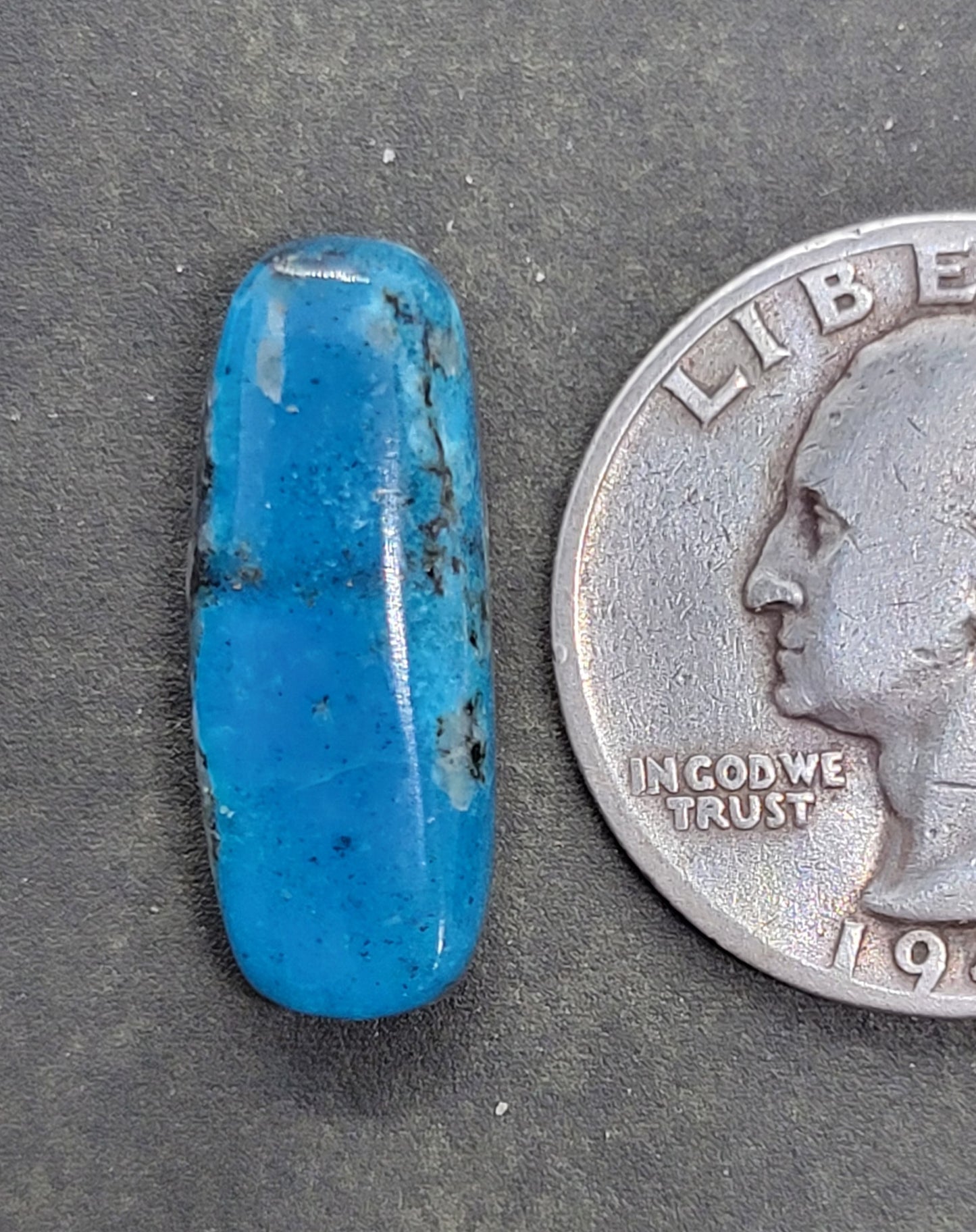 Smokey Kingman Turquoise Cabochon