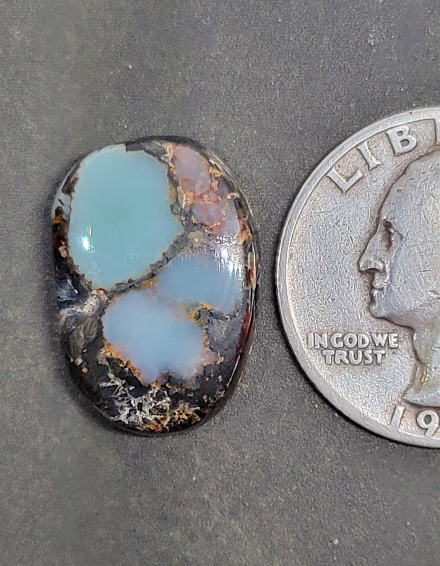 Aloe Variscite Cabochon