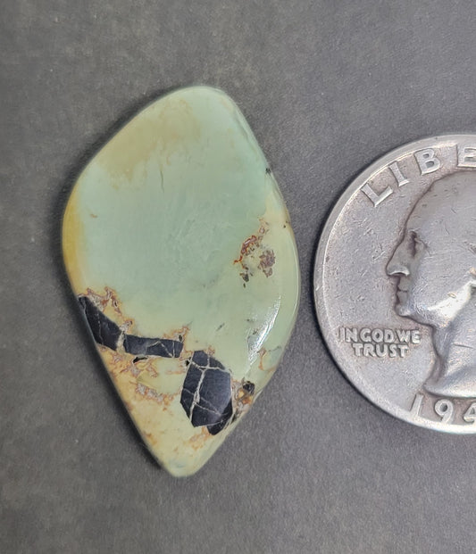 Frog Blossom Variscite Cabochon