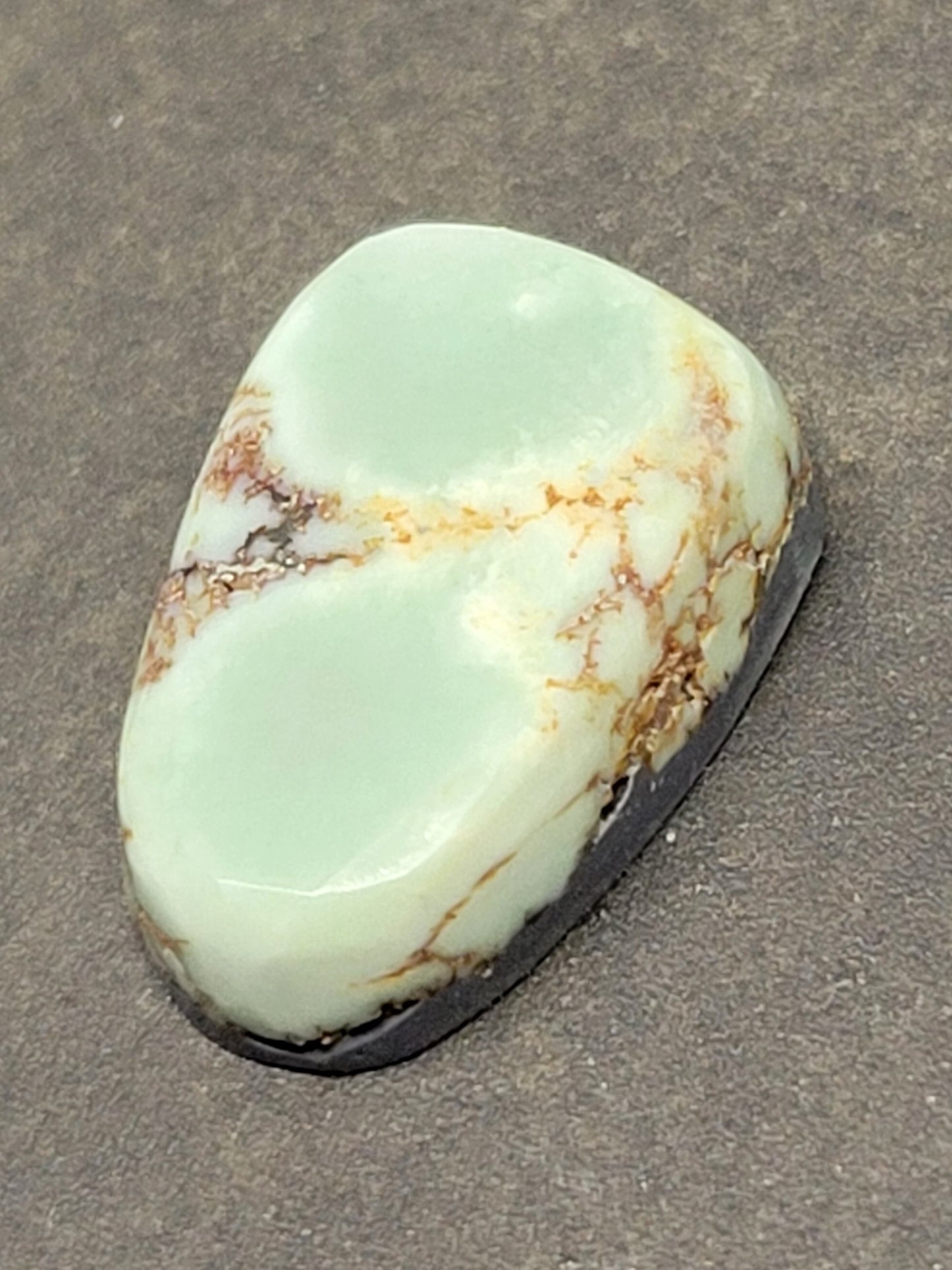 Frog Blossom Variscite cabochon