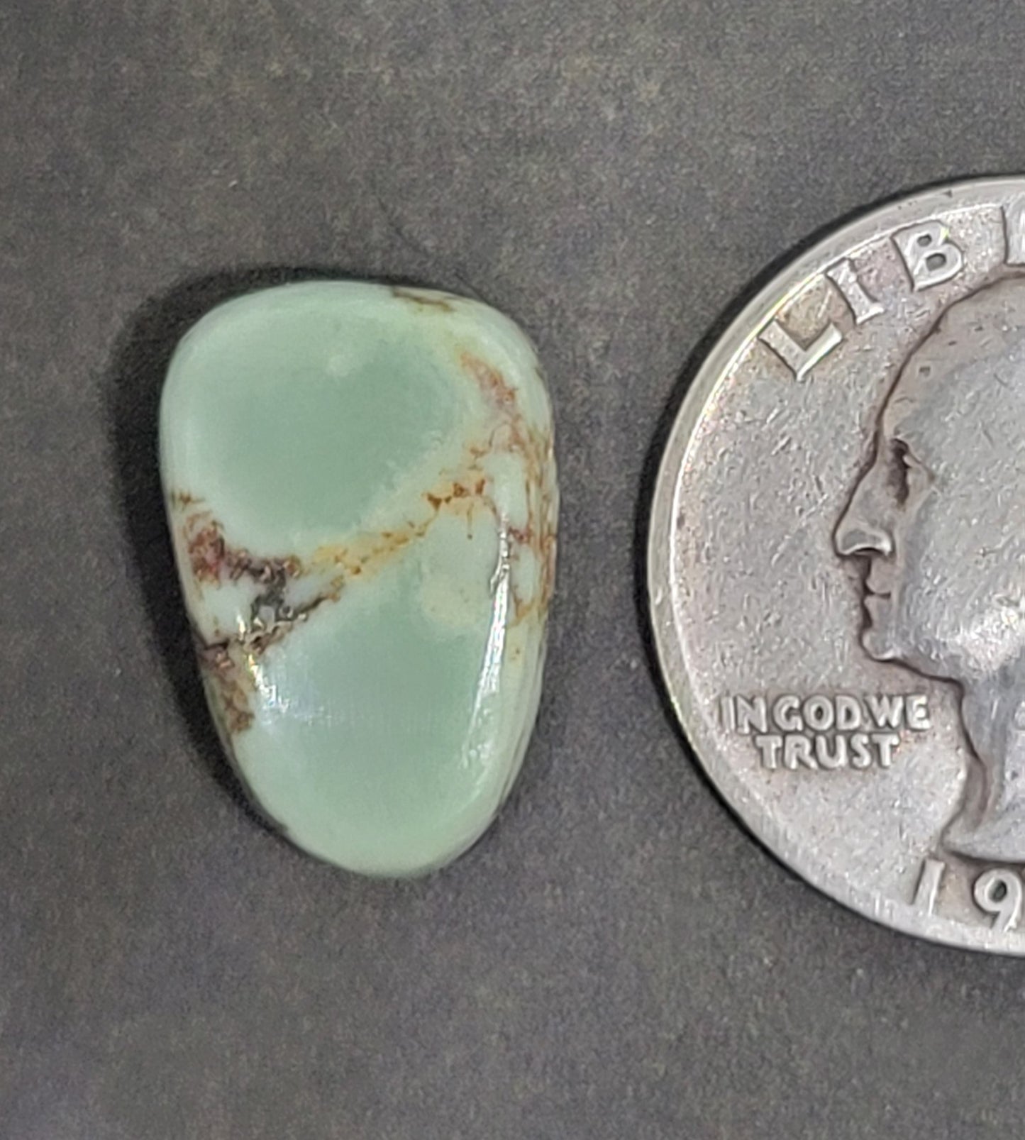 Frog Blossom Variscite cabochon