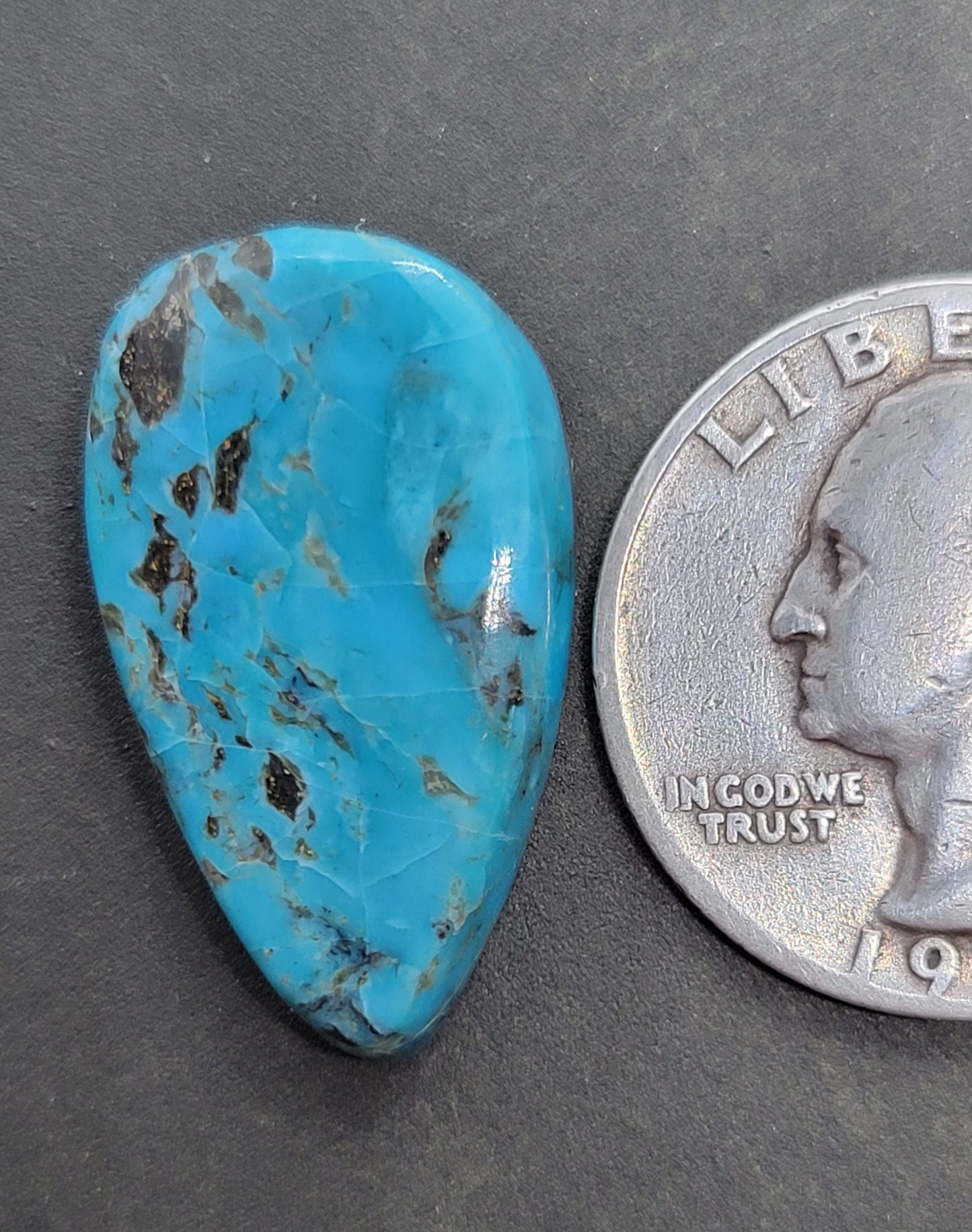 Ithaca Peak Turquoise Cabochon