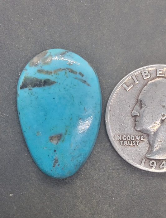 Smokey Kingman Turquoise Cabochon