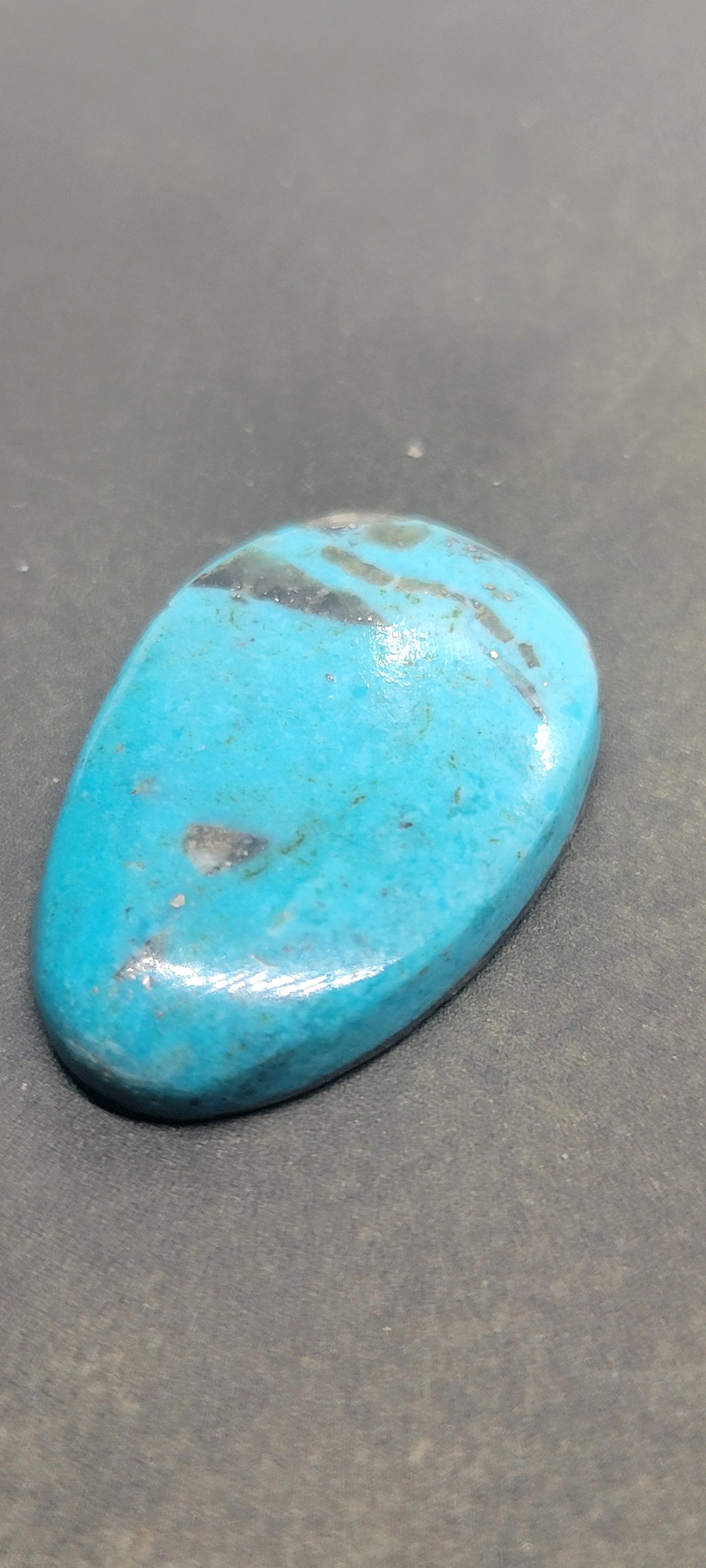 Smokey Kingman Turquoise Cabochon