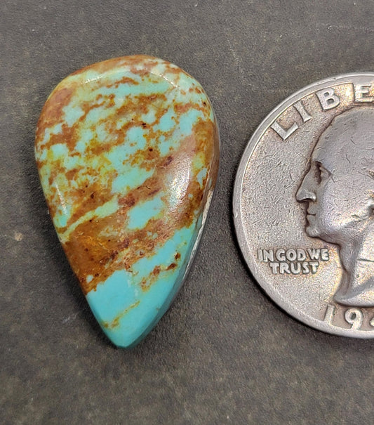 Number 8 Mine Turquoise Cabochon