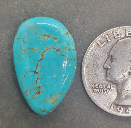 Number 8 Mine Turquoise Cabochon