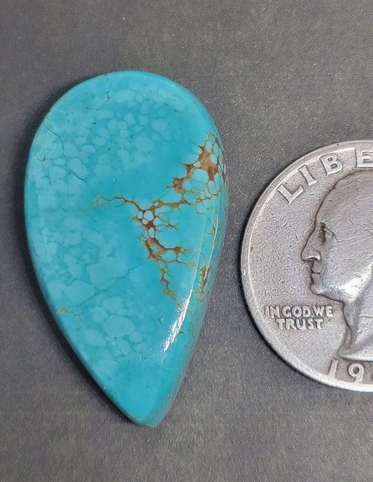 Number 8 Mine Turquoise Cabochon