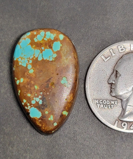 Number 8 Mine Turquoise Cabochon