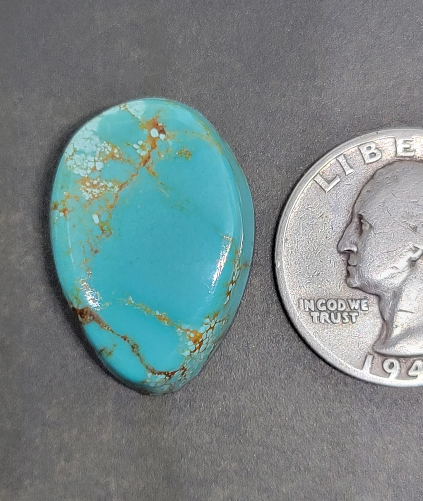 Number 8 Mine Turquoise Cabochon