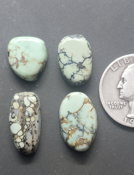 Saguaro Variscite Cabochon set of 4