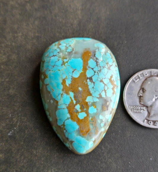 Number 8 Mine Turquoise Cabochon