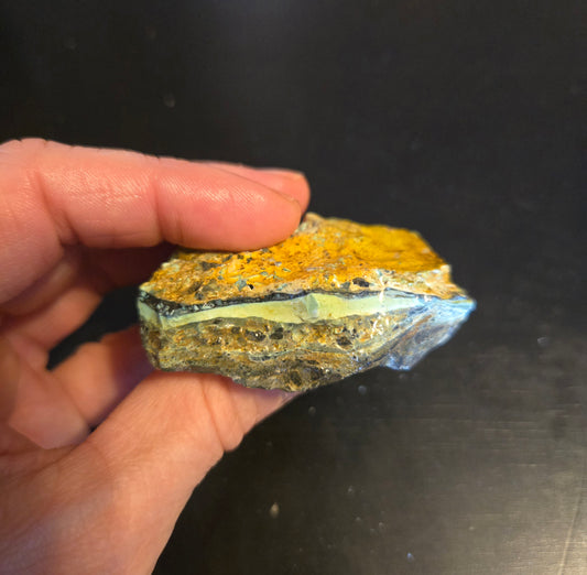Mystic Sage Turquoise/Variscite- rough for cabbing - Nevada Turquoise - 68 gram lot