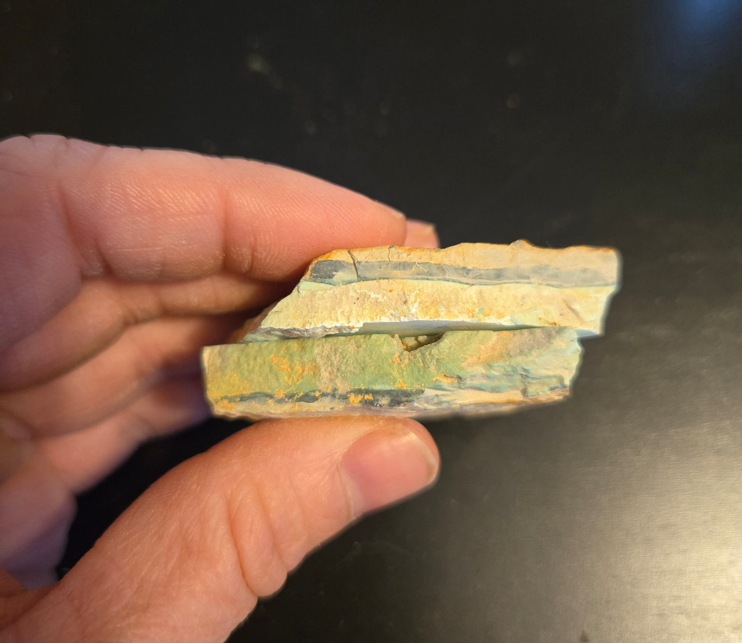 Mystic Sage Turquoise/Variscite- rough for cabbing - Nevada Turquoise - 224 gram lot